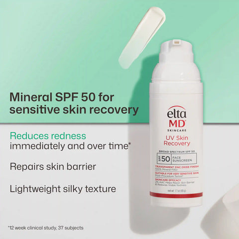 UV Skin Recovery Broad Spectrum SPF 50 Face Sunscreen
